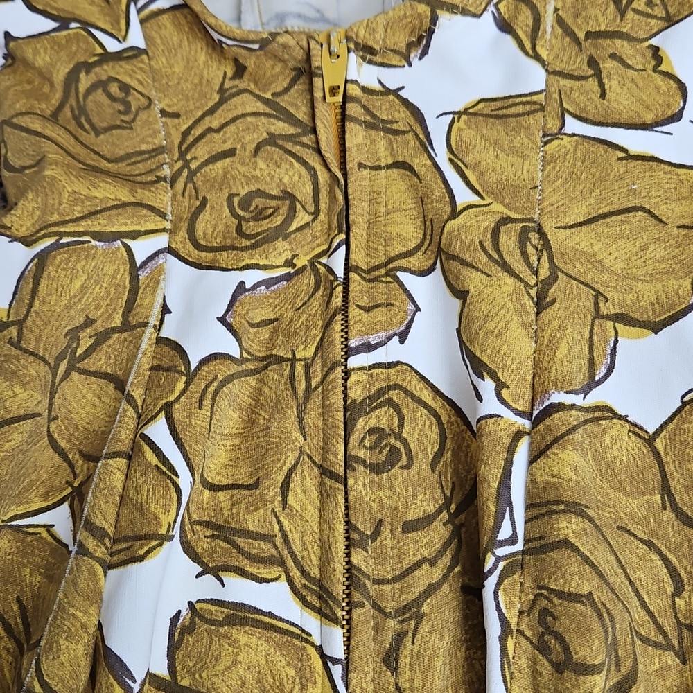 Vintage 60s Rose Marie Reid Floral Pinup Bathing Suit Sz 12 Womens (Small) - Picture 5 of 14